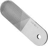 Orbitkey Nail File & Mirror for Key Organizer or Key Ring, Add On | 2-in-1 Compact Beauty Tool Nail File & Mirror | Made with Stainless Steel, Slim and Durable