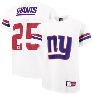 Ultra Game NFL New York Giants Youth Mesh Vintage Jersey Tee Shirt, Team Color, 14/16
