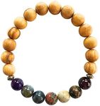 7 Chakra Bracelet for Women with Re