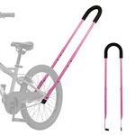 MOSHAY Children Bike Safety Trainer Handle Balance Push Bar (Pink-1)