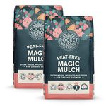 Organic Mulch 2 x 40L Peat-Free rich in N:P:K natural fertiliser soil conditioner bundle save 30%