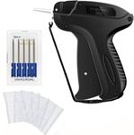 lnkey Tag Gun, Clothes Label Tagging Gun +6 Replacement Needle +1500 Tags Barbs 50mm Price Labels Tags for Clothes Socks Hat Fashion Store