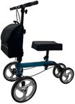 Adjustable Medical Folding Steerable Leg Knee Walker Scooter with Basket, Off Road Wheels -9258