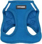 Voyager Step-in Air Dog Harness - All Weather Mesh Step in Vest Harness for Small and Medium Dogs by Best Pet Supplies - Royal Blue (Matching Trim), M (Chest: 16-18")