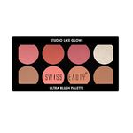 Swiss Beauty Ultra Blush Palette with highly blendable shades | Pigmented Blusher for a Natural Flush | Shade-3, 16gm|