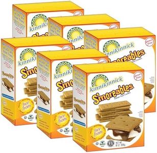 Kinnikinnick - S'moreables Graham Style Crackers - Gluten Free, Allergy Friendly Vegan Graham Crackers - 8 oz. Boxes - 6 Pack