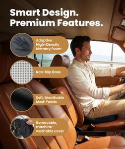 Everlasting Comfort Memory Foam Seat Cushion – Ergonomic Support
