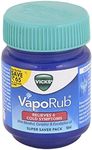 Vicks Vaporub - with Menthol, Camphor and Eucalyptus Oil, 50ml Bottle