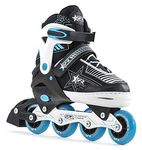 SFR Pulsar Children’s Unisex Adjustable Skates, RS480, Blue (Blue), 12-2 UK (30.5-34 EU)