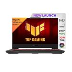 ASUS TUF Gaming A15, AMD Ryzen 7 7435HS, 15.6-inch FHD 144Hz, Gaming Laptop (16GB/512GB SSD/NVIDIA GeForce RTX 4050/Windows 11/90WHr/Mecha Gray/2.2 Kg), FA507NUR-LP082W