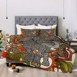 Deny Designs Valentina Ramos Bo The Elephant Comforter Set with Pillow Shams, Full/Queen, Multi