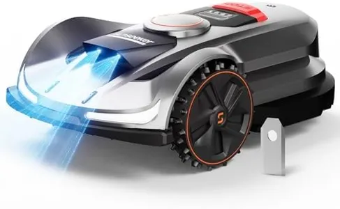 SUNSEEKER X7 Wireless Robot Lawn Mower 0.75 Acre/ 32,000Sq. Ft, with Smart APP Control, Vision AI System & RTK, Path Planning, Adaptive Floating Cut Height up to 4", for Medium to Large Yards