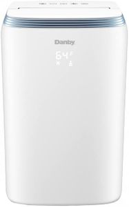 Danby DPA080HE3WDB-6 12500 BTU (8000 SACC) Portable AC in White wit h4-in-1 design: Air conditioner, fan, dehumidifier, and heater