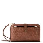 The Sak Women's Iris Crossbody Large Smartphone Bag, Teak Leaf Embossed, One Size