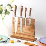 JF JAMES.F Knife Holder Magnetic Knife Block Holder Rack Kitchen Knife Stand with Strong Magnets