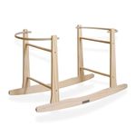 Wooden Standard Rocking Moses Basket Stand Natural