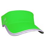 Headsweats Reflective Supervisor, high Visibility, Umbrella Band Visor, Unisex_Adult, HSWSR, neon Green, Standard Size