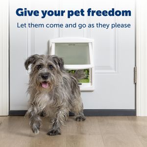 PetSafe Staywell Pet Door, White, Medium Size