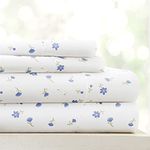 Hotel Collection Ieh-4PC-Sfl-F-LB Home Collection Floral 4 Pc. Sheet Set