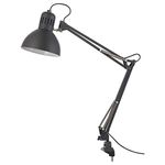 Ikea Plastic LED Lamp, Dark Grey Colour, Pack Of 1