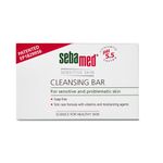 SebaMed Cleansing Bar, Ph5.5, Gentle, Non Drying, Soap Free, Moisturizing Bath, Vitamins & Amino Acids L Free From Phthalates, Dermatologically & Clinically Tested L Ideal, 100 Gm