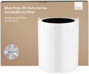 BLUEAIR Blue Pure 311 Auto SmokeBlock Genuine Replacement Filter, Extra Carbon Captures 99.99% of Wildfire Smoke, fits Blue Pure 311 Auto Air Purifier