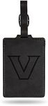 Rico Industries NCAA Vanderbilt Commodores Black Laser Engraved Ultra Suede Luggage Tag - Includes ID Card