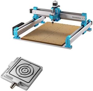 Genmitsu CNC Router Machine 4040-PRO for Metal Acrylic Cutting Milling + Vacuum Clamp Pod Aluminum CNC Hold Down Kit for