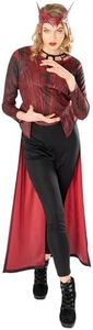 Rubie's Official Marvel Dr Strange in the Multiverse of Madness Scarlett Witch Deluxe Ladies Costume, Adult Fancy Dress - Medium (301469M)