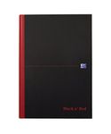 Oxford Black n' Red, A4 Notebook, Casebound, Hardback, 192 Pages, Single Notepad