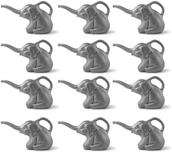 PMU Elephant Watering Can 2-Quart Gray Pkg/12