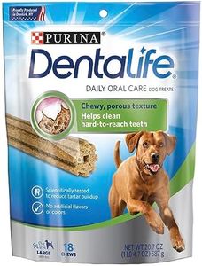 DENTALIFE Adult Daily Large Breed Dog Dental Treats 18 chews 587g