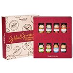 Thoughtfully Gourmet, Global Spice Gift Set, International Seasonings Include Cajun, Italian, Montreal, Thai, Jamaican Jerk, Mexican, Greek and Memphis, Set of 8