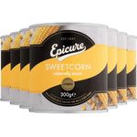 Epicure Whole Kernel Sweetcorn, Naturally Sweet, 300 g (Pack of 12)