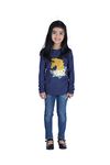 TotzTouch Girls tshirt | Tee Shirt | T Shirt Premium Cotton Shimmering Unicorn Printed Long Sleeve Set of 1 Age 3 to 4 years