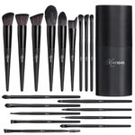 MAYCREATE® Makeup Brush Set 18pcs Premium Synthetic Makeup Brushes Set Makeup Tools Full Set Makeup Brush for Beginners Makeup Artists Makeup Brush Set