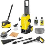 Kärcher high-pressure washer K 5 WCM Flex eco!Booster Car & Home, pressure: max. 145 bar, flow rate: 500 l/h, coverage: 40 m²/h, weight: 12.5 kg, high-pressure hose, eco!Booster, Car & Home Kit