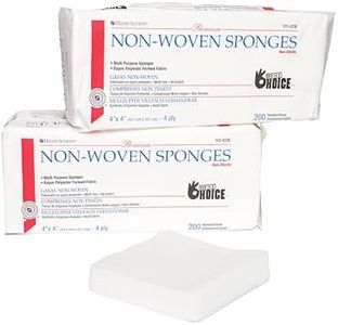 Henry Schein Premium Gauze, Rayon/Polyester Blend Non-Woven Sponges, 4 in x 4 in 4 Ply Non-Sterile, 4-Ply, 200/Pack - 1 Pack