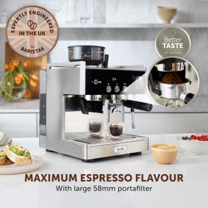 Breville Barista Espresso Machine – Stainless Steel Coffee Maker