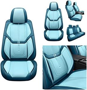 LXQHWJ Car Seat Covers Universal Full Set for Ford Mustang GT Coupe/Mustang GT Cabriolet/Mustang SVT Cobra Coupe(P47)/Mustang Coupe(P40) Car Seat Accessories, Green