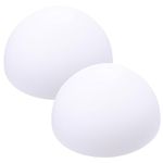 Uonlytech White Lamp Shade 2Pcs Mushroom Lamp Shade Classic Globe Dome Light Fixture Covers Replacement for Pendan Fan light Wall Sconce Chandelier Floor Lamp Accessory 42mm White Home Lamp Shade