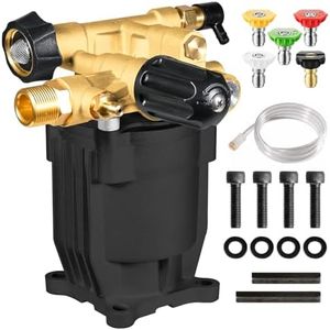 YAMATIC Horizontal Pressure Washer Pump 3/4" Shaft 2800-3400 PSI 2.5 GPM