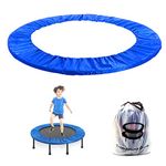 Trampoline Spring Cover 40 Inch Replacement Safety Pad for Mini Trampoline 3 Layer Protect Tear-Resistant Oxford Cloth Anti-Vibration Easy to Install Replacement for Home, Gym (Blue)