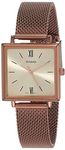 Casio Enticer Analog Rose Gold Dial Women's Watch