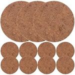 POPETPOP 12pcs Pigeon Nest with Brown Cushion Bird Hatching Nest Nesting Pads Bird Nesting Pads Fleece Material Pet Supplies Egg Container Premium Bird Eggs Mats Parrots Breeding Nest Mat