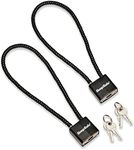 SnapSafe Cable Padlocks, 2 Pack 752