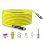 generic Pressure Drain Pipe for Karcher Washer Sewer Sewage Cleaning Hose Water Jetter Kit for Karcher K2 K3 K4 K5 K6 K7 Washing Nozzles (Y,60FT)