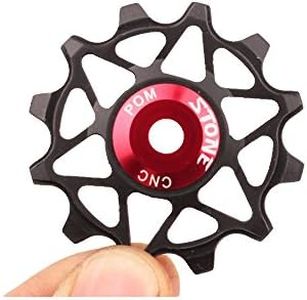 Stone Rear Derailleur Pulleys Wheels 10T 12 T 14T 16T Suitable Mountain Bike Road Bike Adult Bicycle Trekking Bike(12T Hollow)