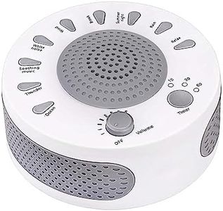 White Noise Machine Sleep Helper Sound Relaxation Machine Rekome Sleep Therapy Sound Machine with 9 Unique Natural Sounds,Sleep Disorders Noise Cancelling for Home,Office,Spa,Yoga.Kids