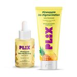 PLIX - THE PLANT FIX 3% Tranexamic Acid Skin Perfecting Dewy Face Serum (30 ml) and Pineapple Foaming Face Wash (100 ml) for Pigmentation & Dark Spots, Reveal A Brighter, Even Toned Complexion